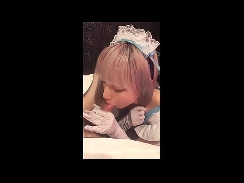 ❤️ Idol japonez [mayuka], kostum shërbyese franceze, pjesa 1, blowjob dhe kërcitje me locion ❤️ Pornografi anale tek ne ❌